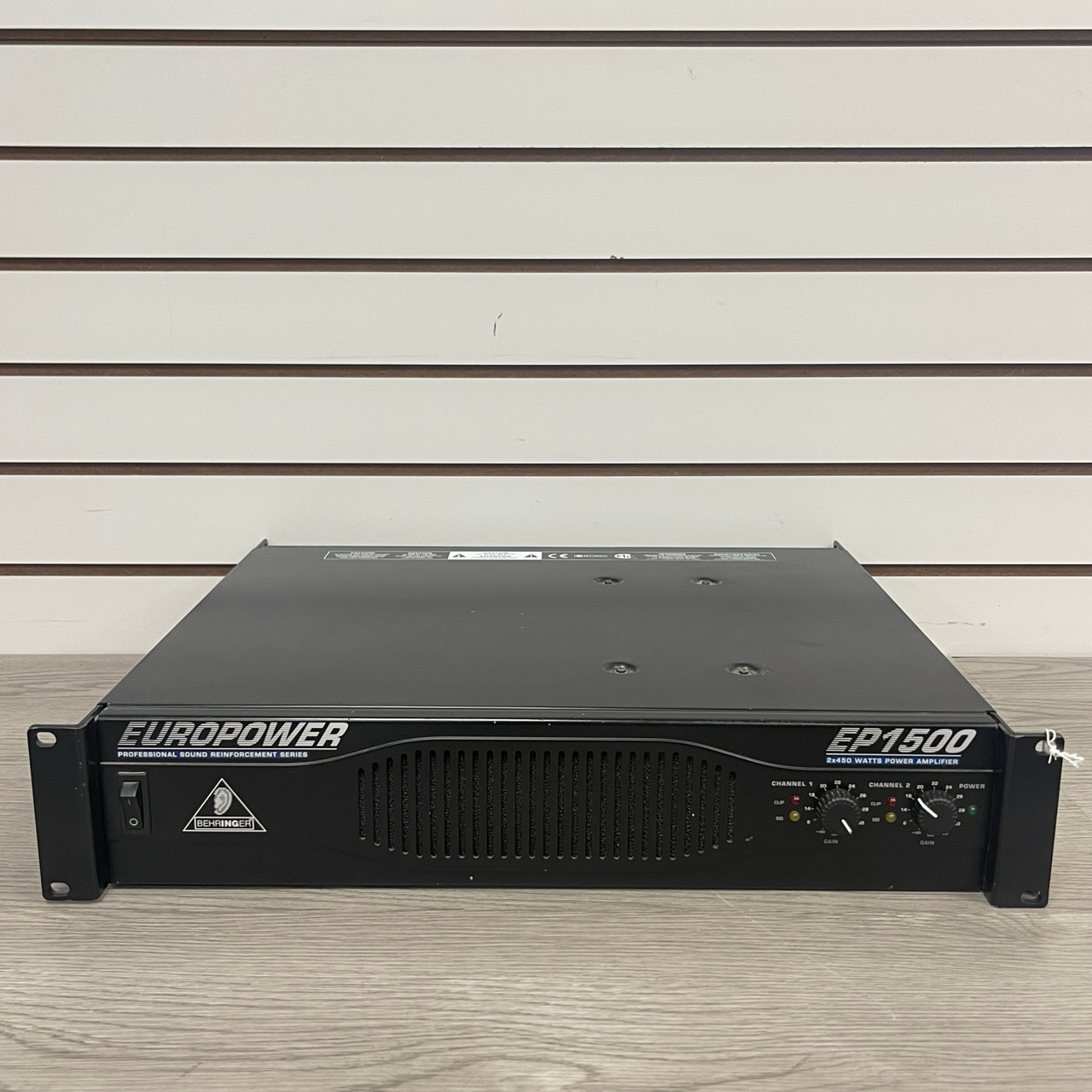 Used Behringer EUROPOWER EP1500 Power Amplifier