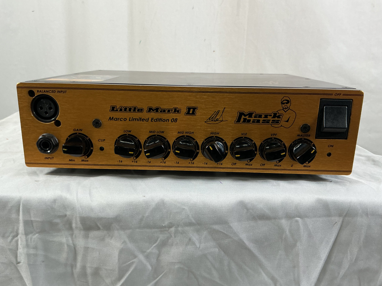 Used Markbass LITTLE MARK II MARCO LE 08 Rackmount Bass Amplifier Head