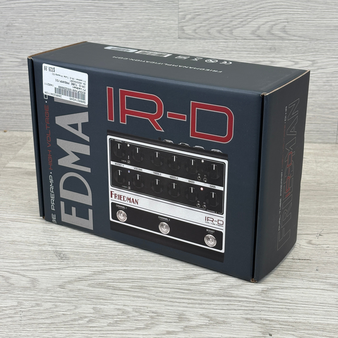 Used Friedman IR-D TUBE PREAMP/DI Guitar PreAmp Pedal