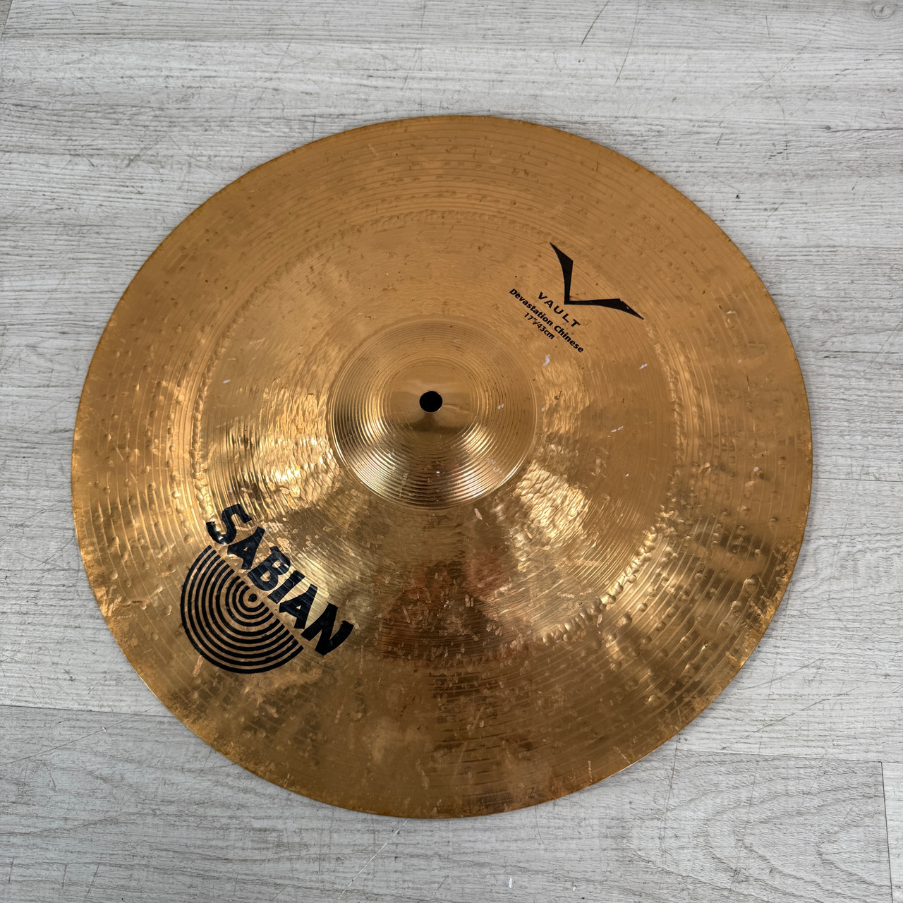 Used Sabian Signature Carmine Appice Devastation Chinese - 17-inch