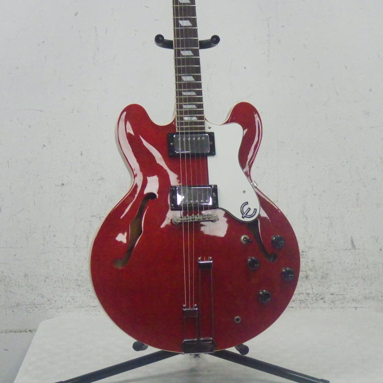 Used Epiphone RIVIERA 90S MIK Semi-Hollow Electric Guitar Red 6-String