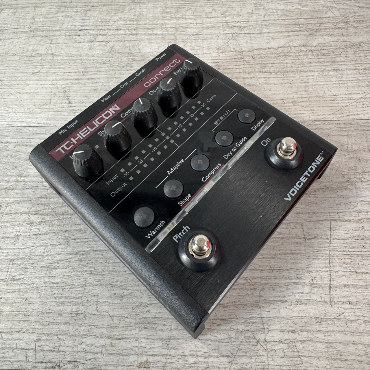 Used TC-Helicon VoiceTone Correct Vocal Effects Pedal
