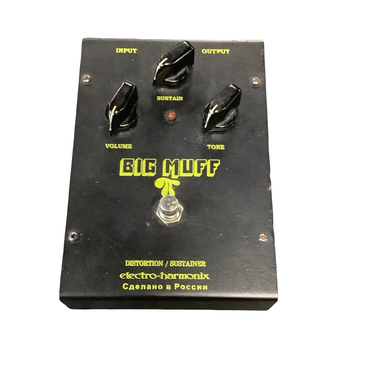 Used Electro Harmonix (E/H) BIG MUFF BLACK RUSSIAN Guitar Effect