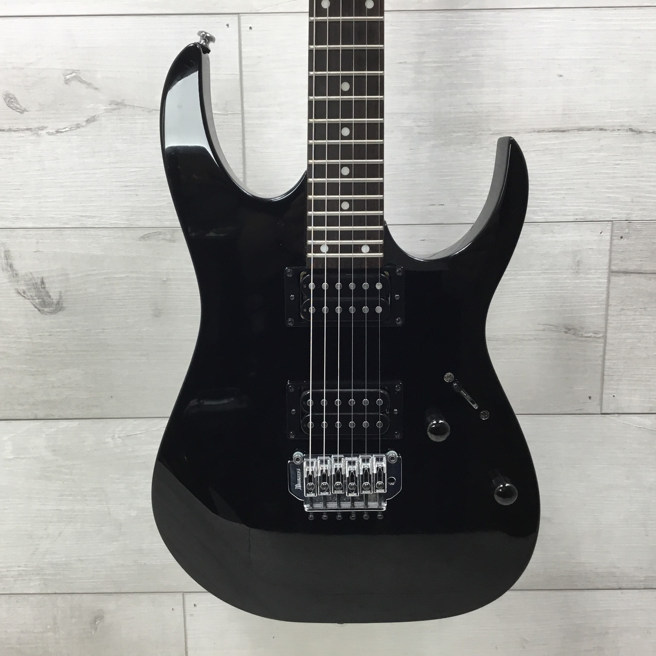Used Ibanez RG120 Electric Guitar Black 6-String