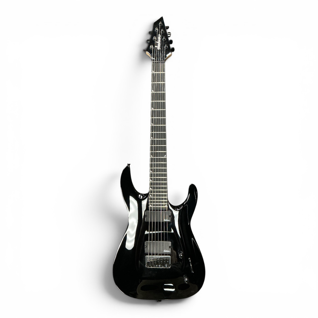 Used Jackson JS22 7 STRING Super S Electric Guitar Black 7-String