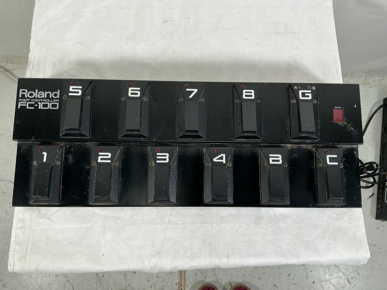 Used Roland FC-100 FOOT CONTROLLER Keyboard Pedal