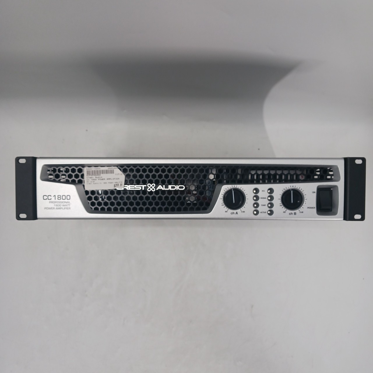 Used Crest Audio CC 1800 POWER AMPLIFIER Power Amplifier