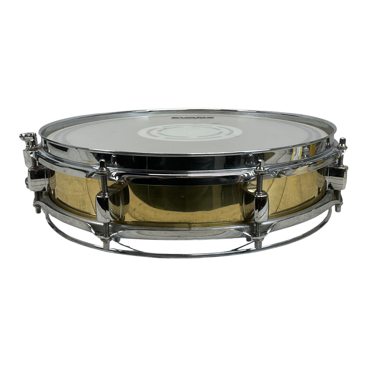 Used Pearl 13x3 Brass Piccolo Snare Metal Snare Drum 13