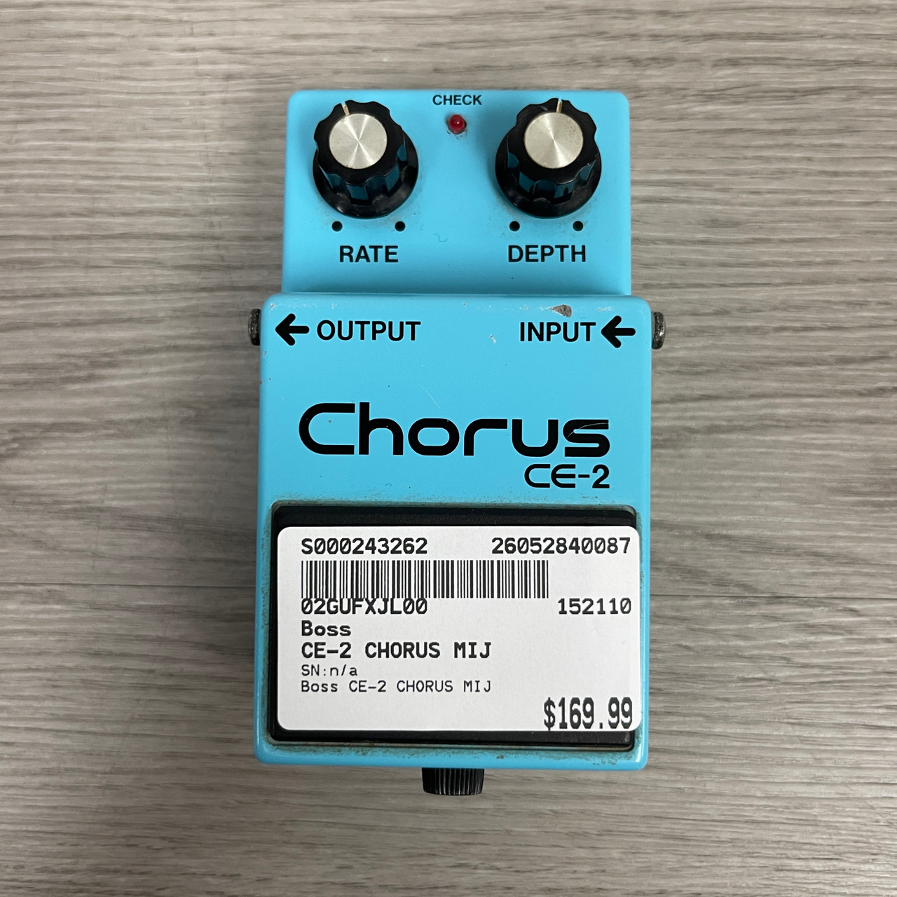 Used Boss CE-2 CHORUS MIJ Chorus Pedal