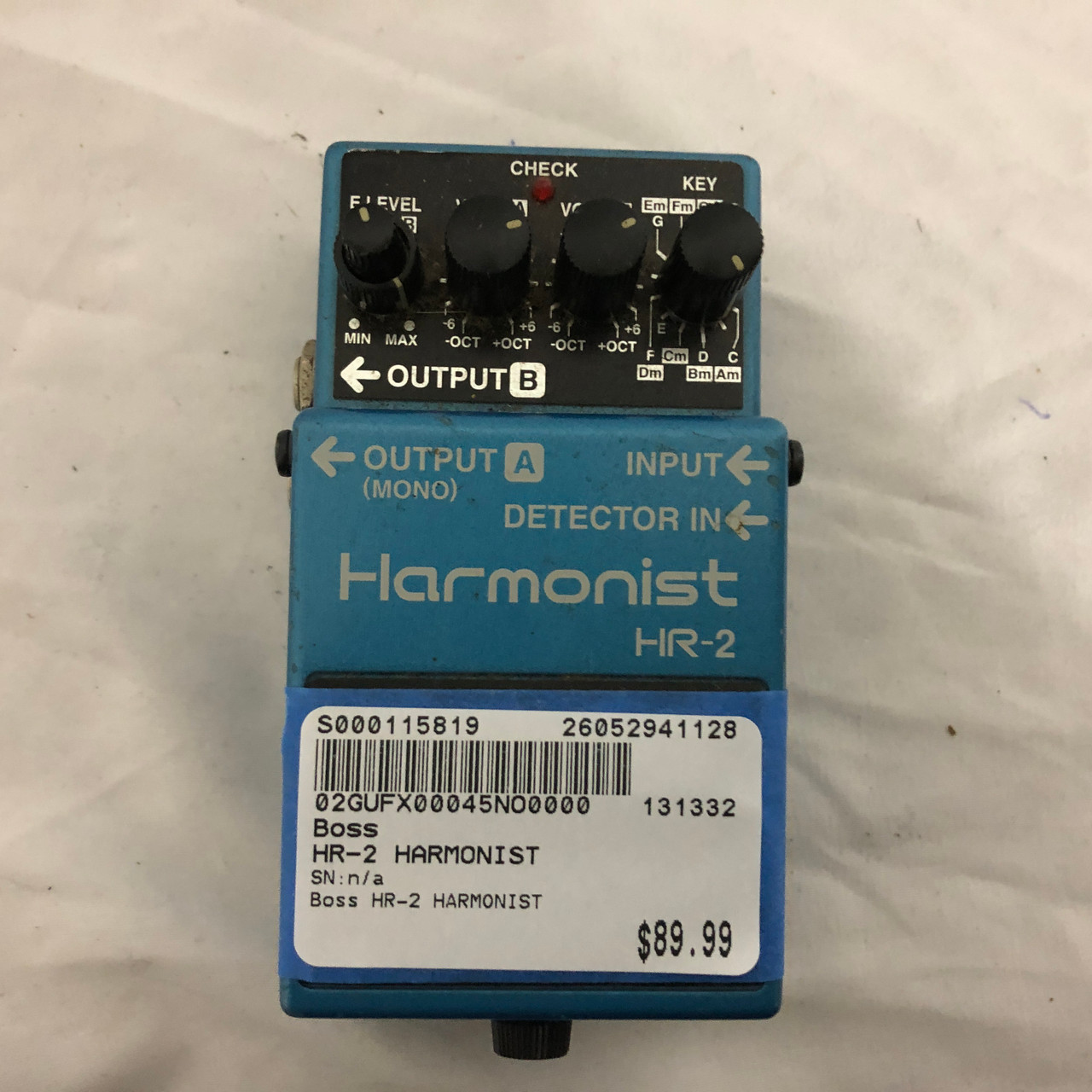 Used Boss HR-2 HARMONIST Guitar Effects Pedal