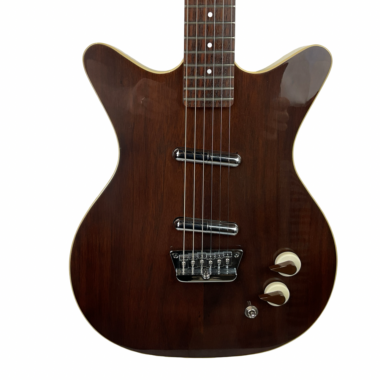 Used Danelectro 59 DIVINE Double Cut Electric Guitar Wood 6-String