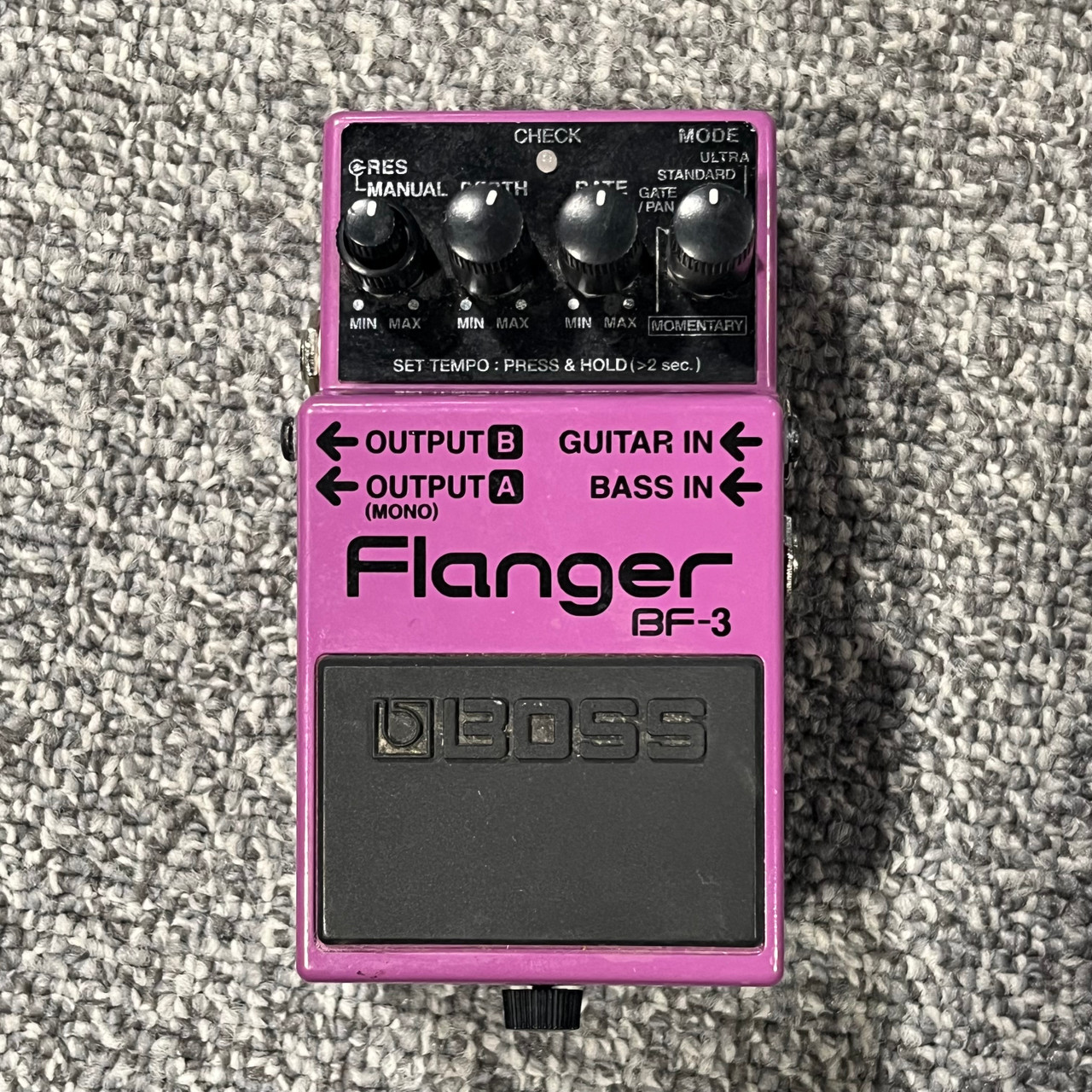 Used BOSS BF-3 FLANGER Guitar Pedal