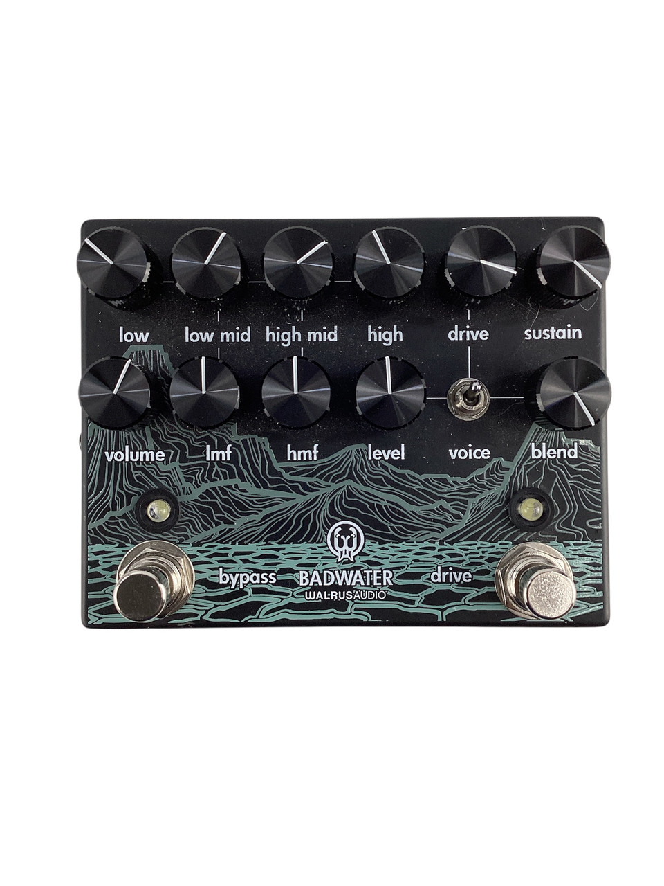 Used Walrus Audio BAD WATERS BASS DI PREAMP Bass Pre-Amp Pedal