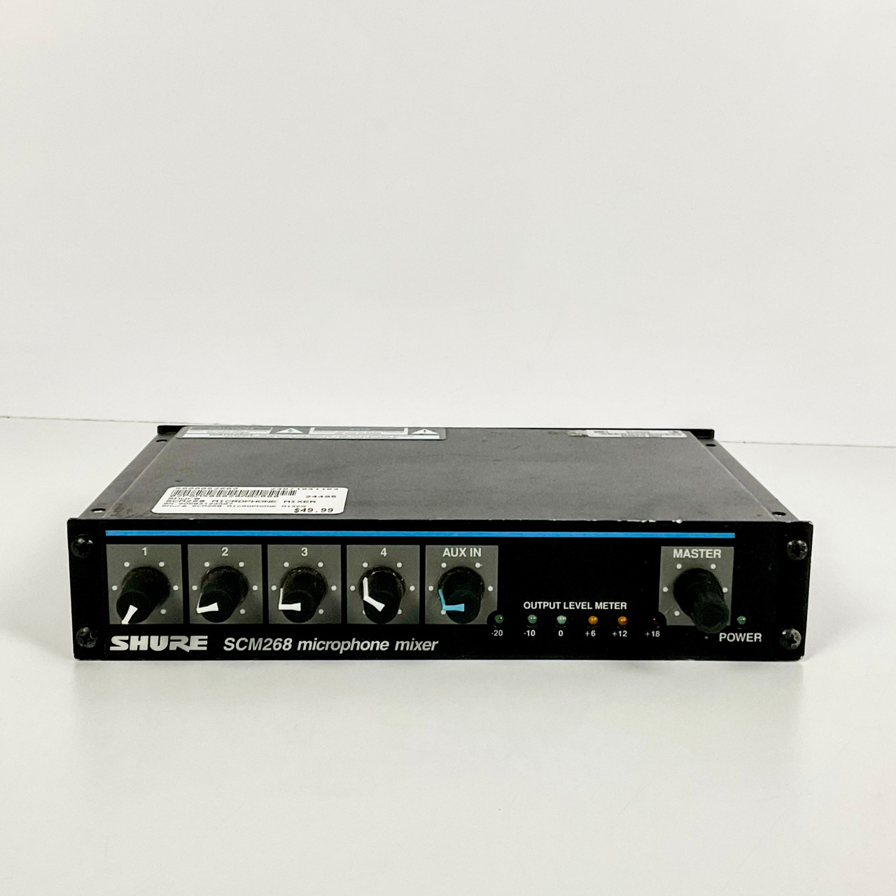 SHURE SCM268 マイクミキサー SCM268 - 4-Channel Microphone Mixer - Shure USA
