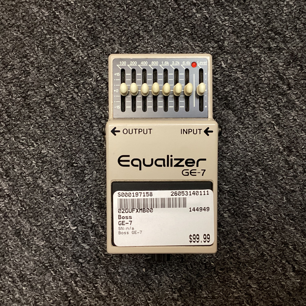 エフェクターボードBOSS GE-7 / Used Boss GE-7 Guitar Effects Pedal