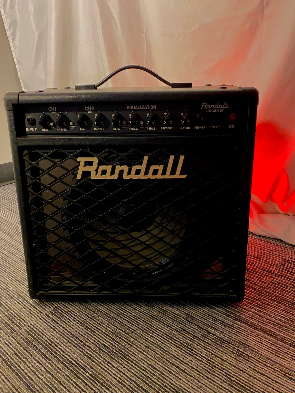 Used Randall RG80 1X12 GUITAR AMP 1 x 12 Solid State Amplifier 1 x 12