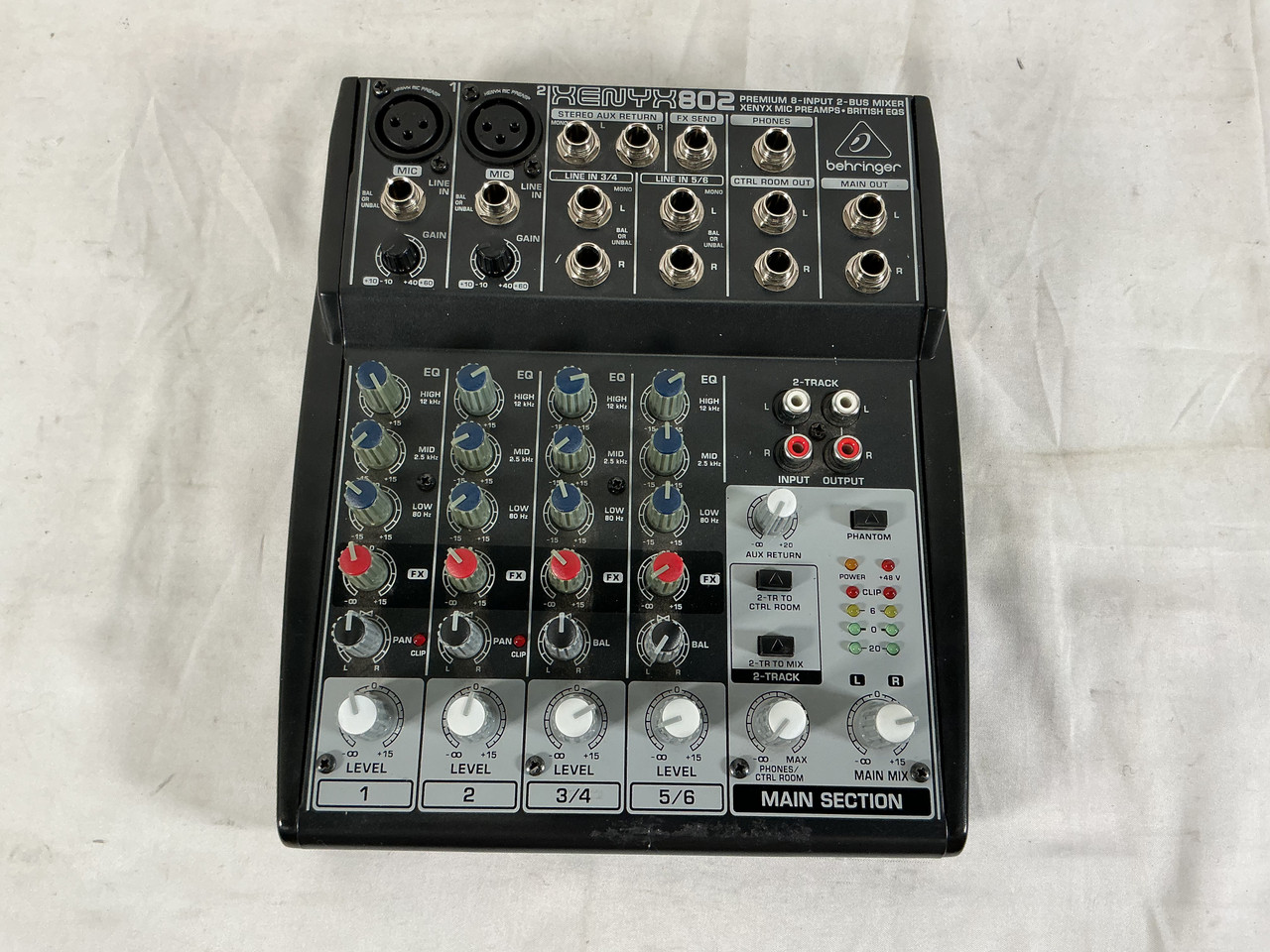 Used Behringer XENYX 802 Mixing Console