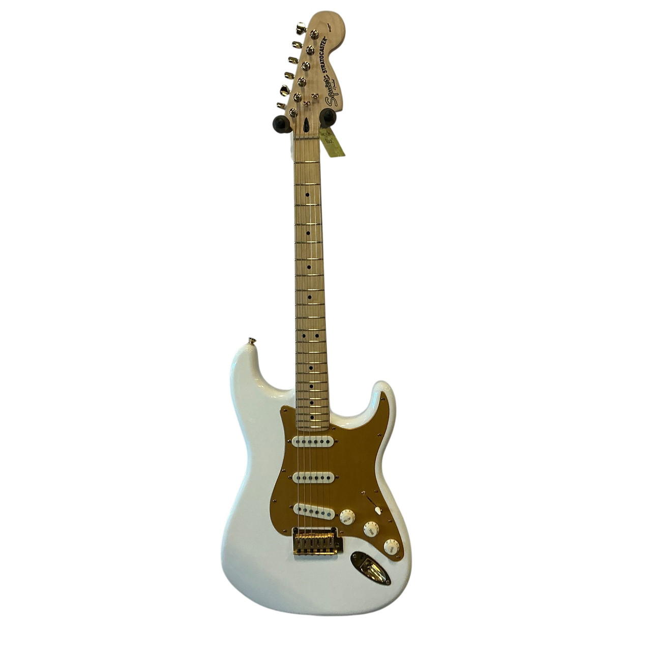 Used Squier STRAT STANDARD S Type Electric Guitar White 6-String