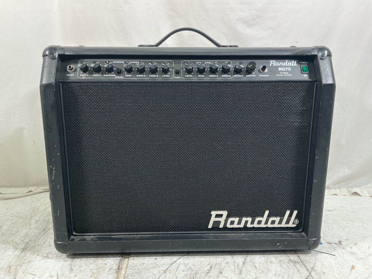 ギター fsp OD Amp Used Randall RG-75 75 WATT COMBO 1 x 12 Solid State Amplifier 1 x 12