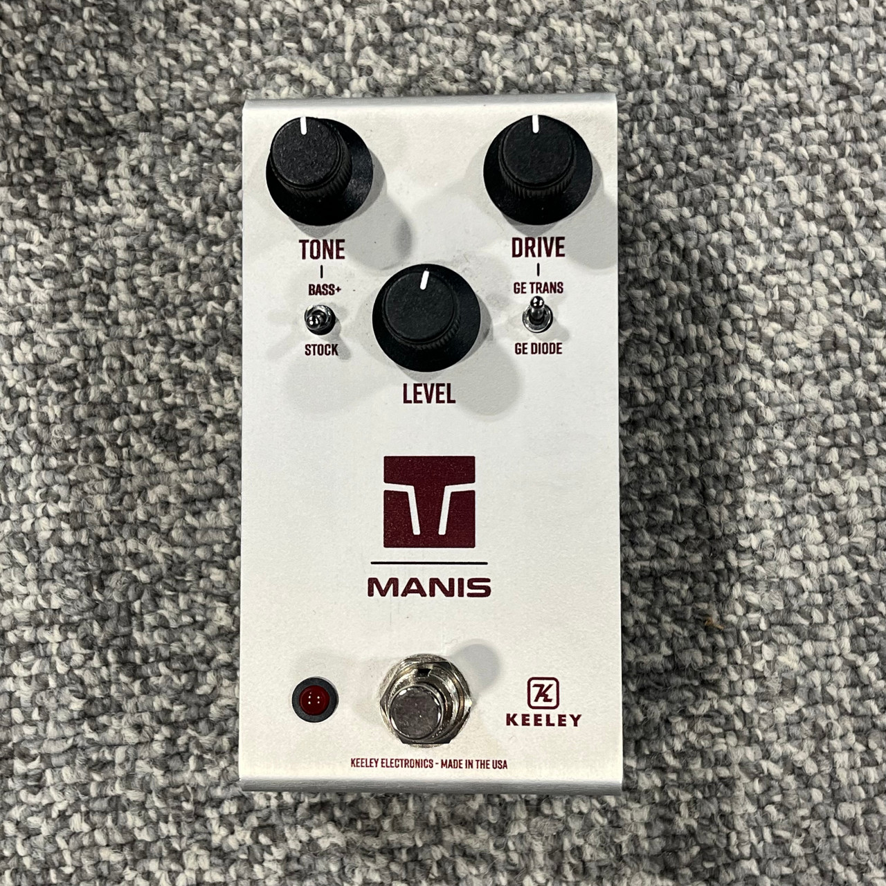 Used KEELEY MANIS OVERDRIVE Guitar Pedal