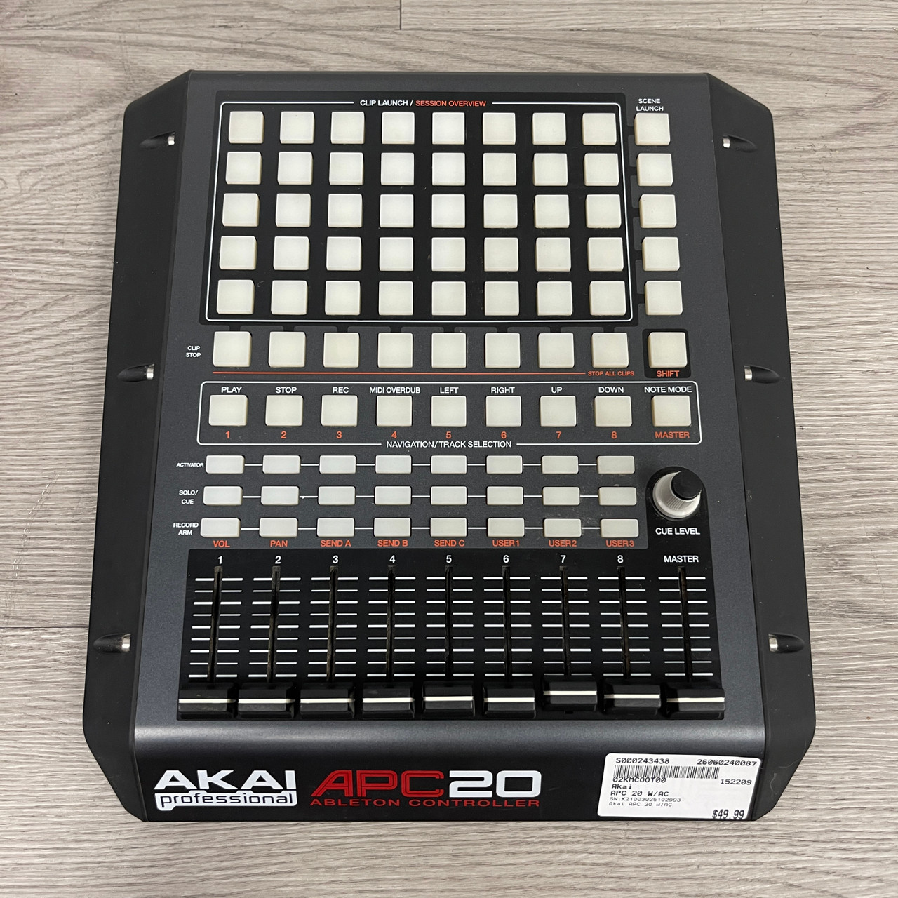 Used Akai APC 20 W/AC Compact Controller Compact