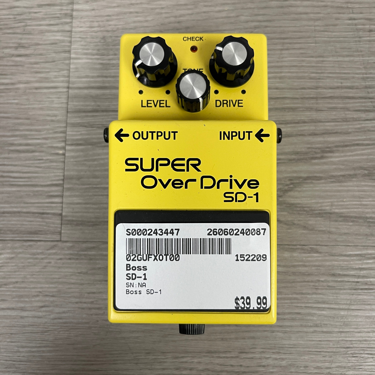 Used Boss SD-1 Overdrive Pedal
