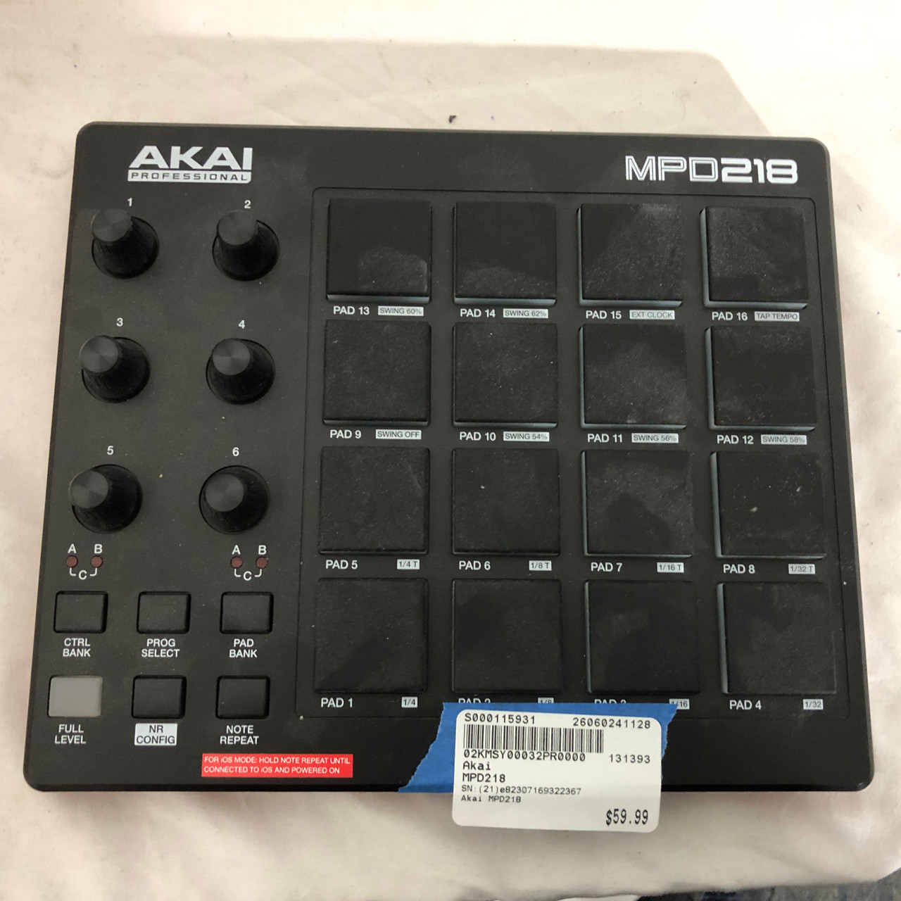 AKAI MPD218【ほぼ新品未使用】 Used Akai MPD218 Compact Synthesizer Compact