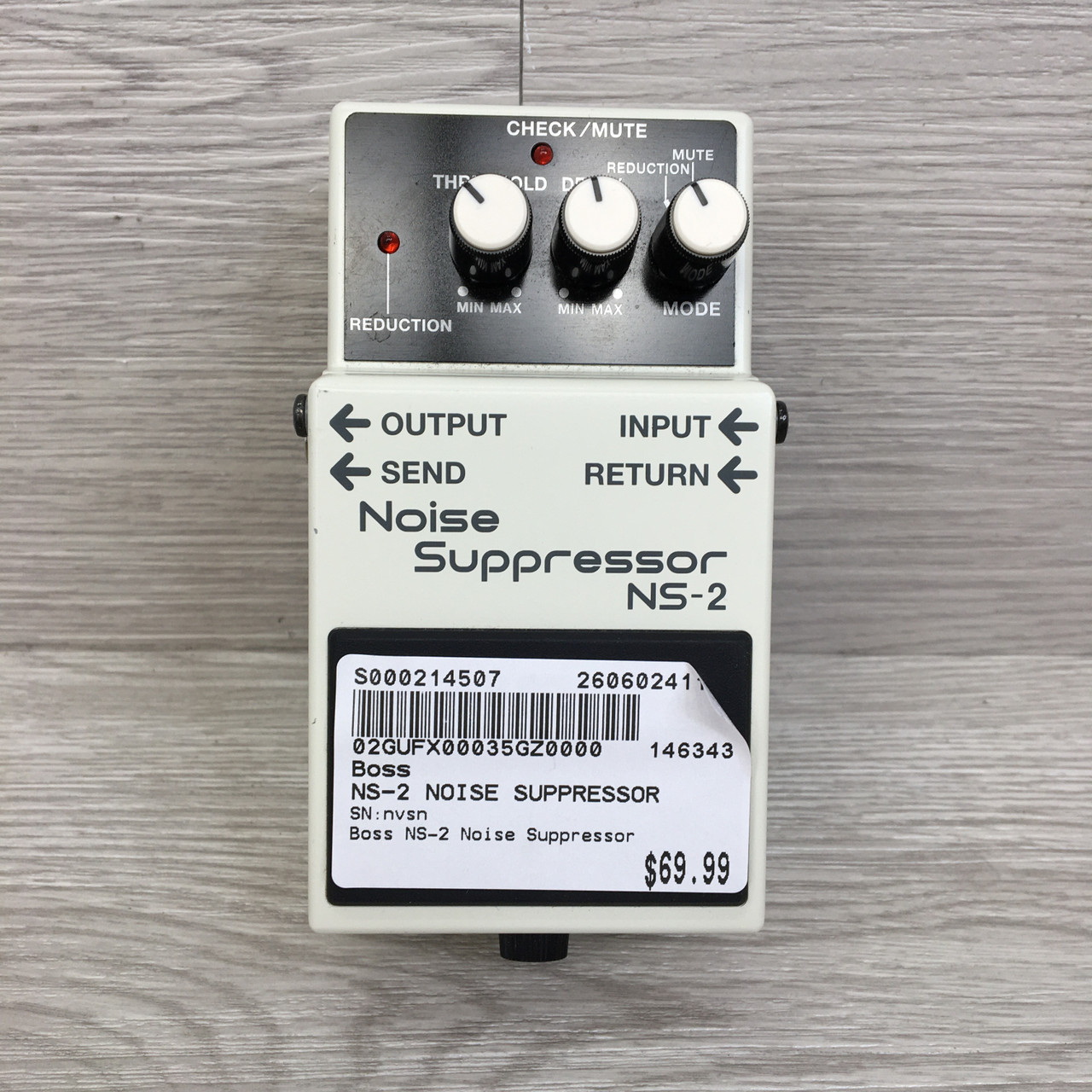 Used Boss NS-2 NOISE SUPPRESSOR Noise Reduction Pedal