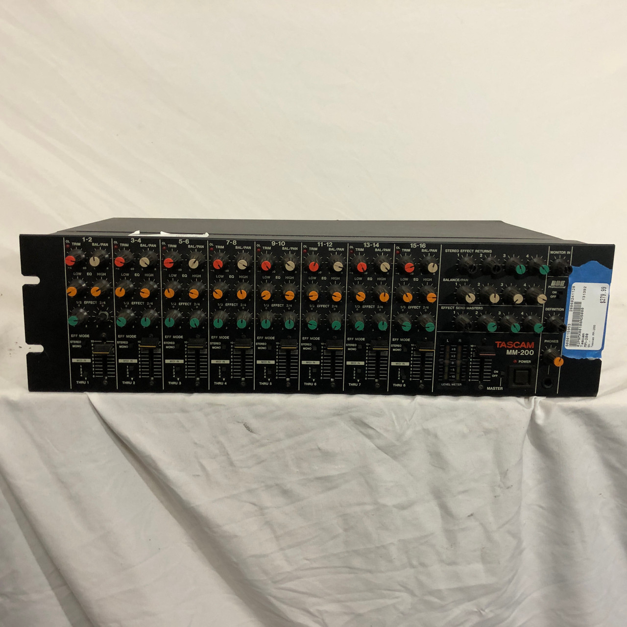 Used Tascam MM-200 Rackmount Mixer