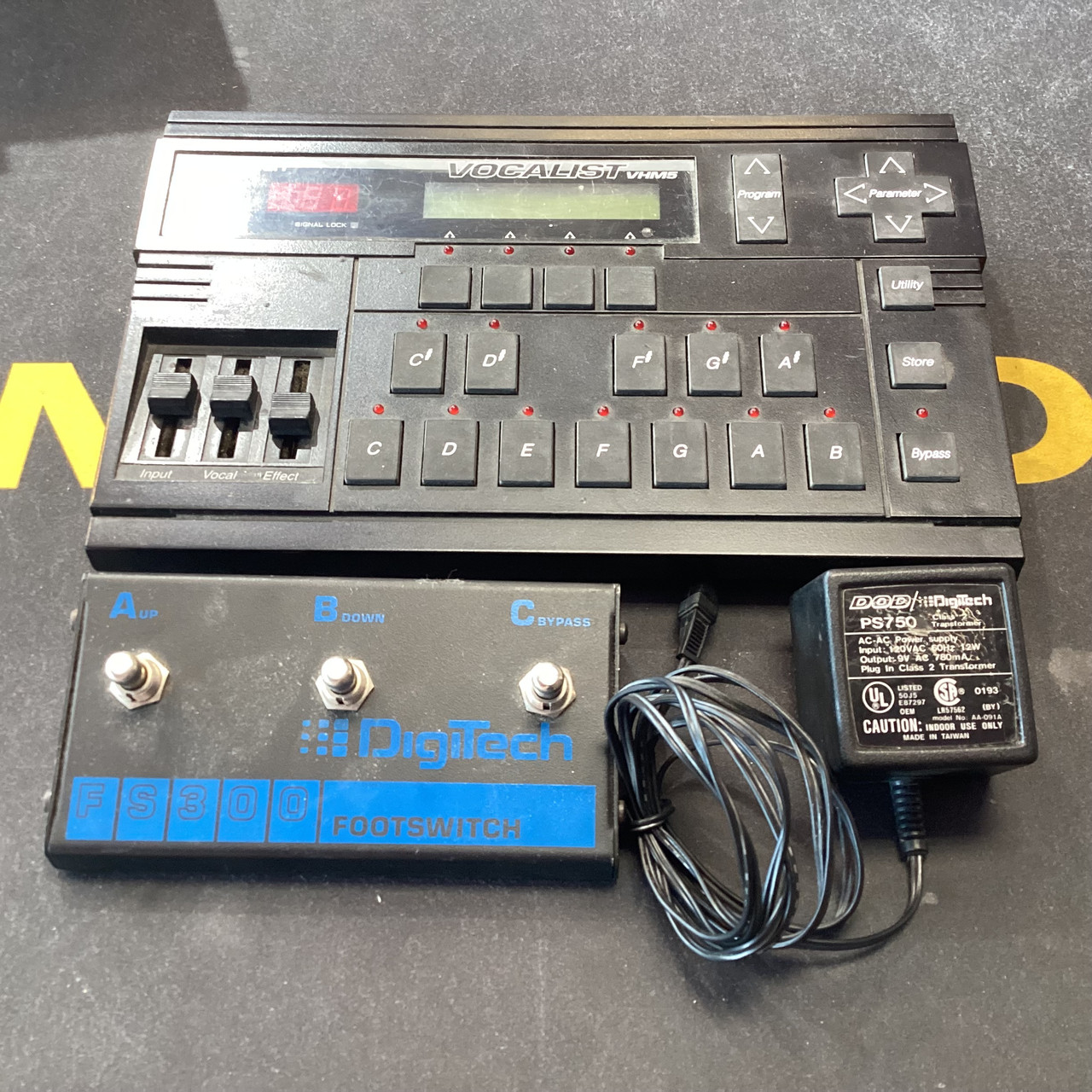 Used Digitech VHM5 W/PS Multi Effects