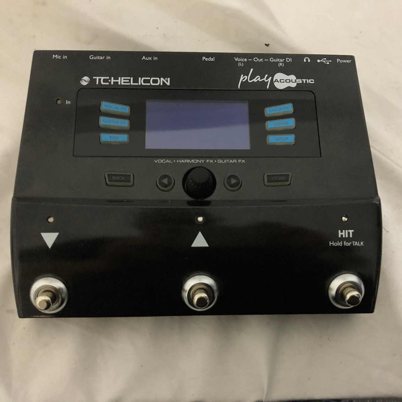 Used TC Helicon PLAY ACOUSTIC Multi Effects