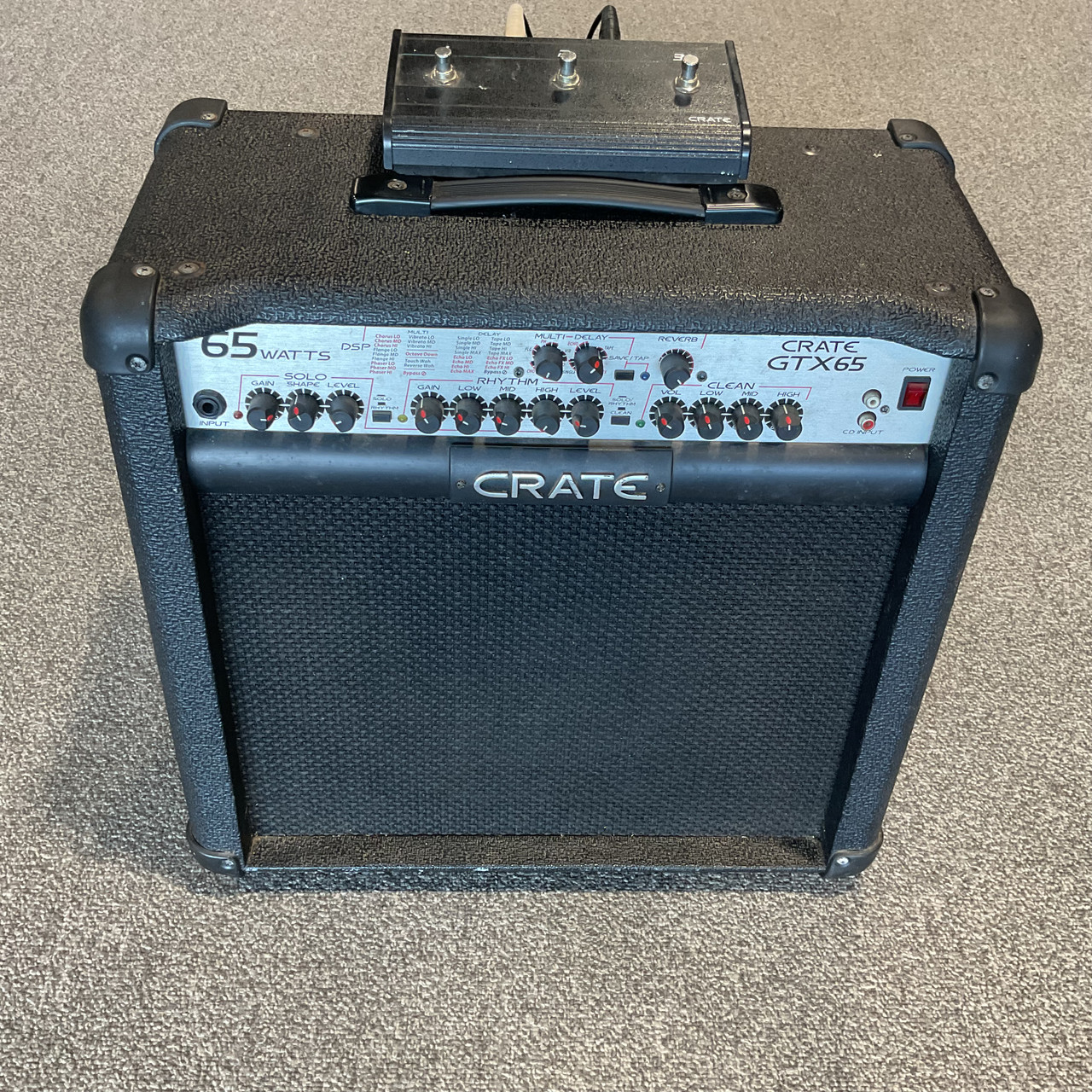 Used CRATE GTX65 Solid State Amplifier