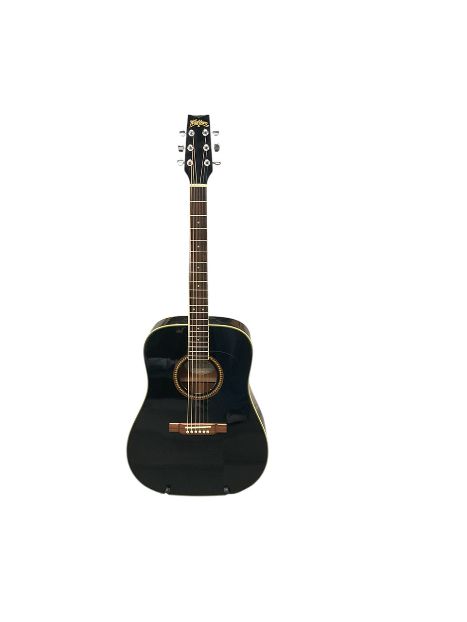 Used Washburn D10SB Acoustic Guitar Black
