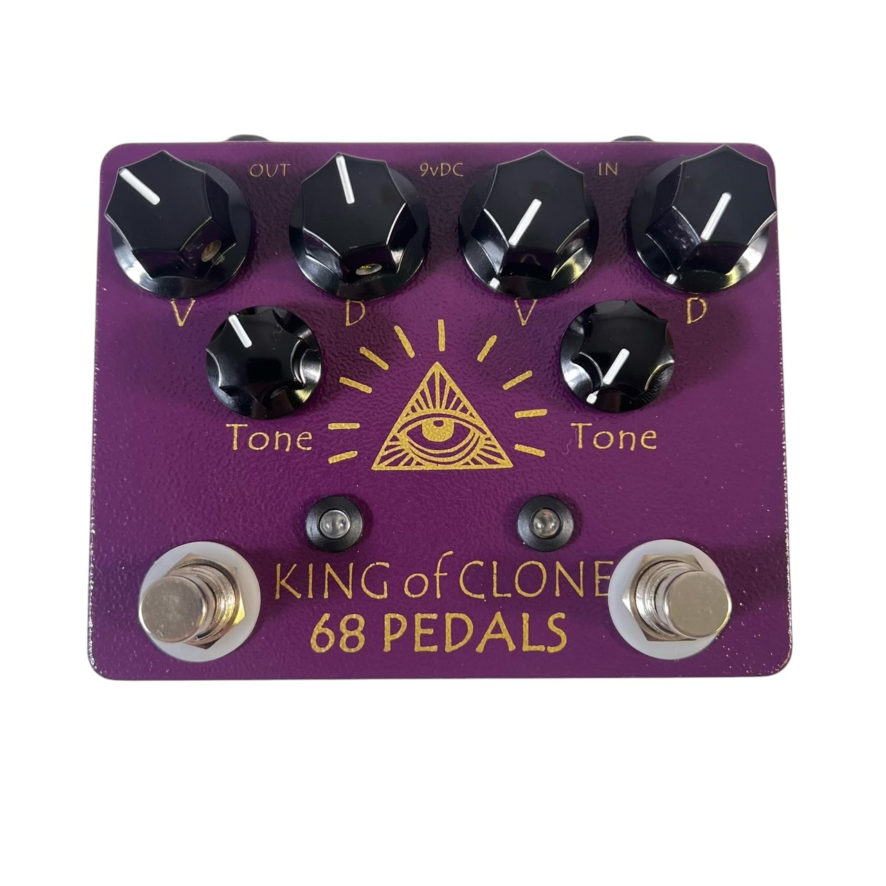 Used 68 PEDALS KING OF CLONE Overdrive Pedal