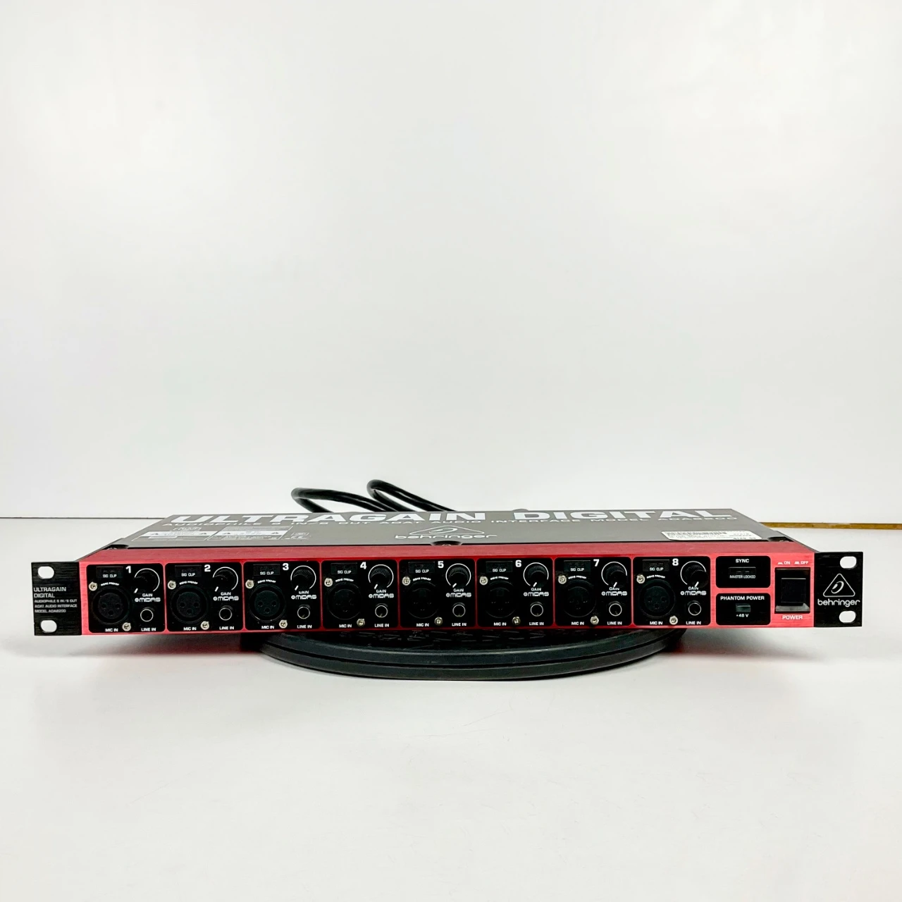 Used Behringer Ultragain Digital ADA8200 Microphone Preamp