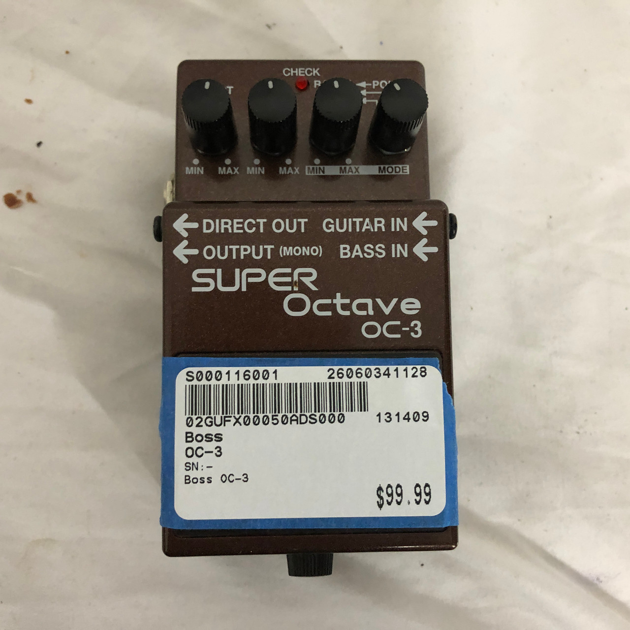 Used Boss OC-3 Octave Pedal