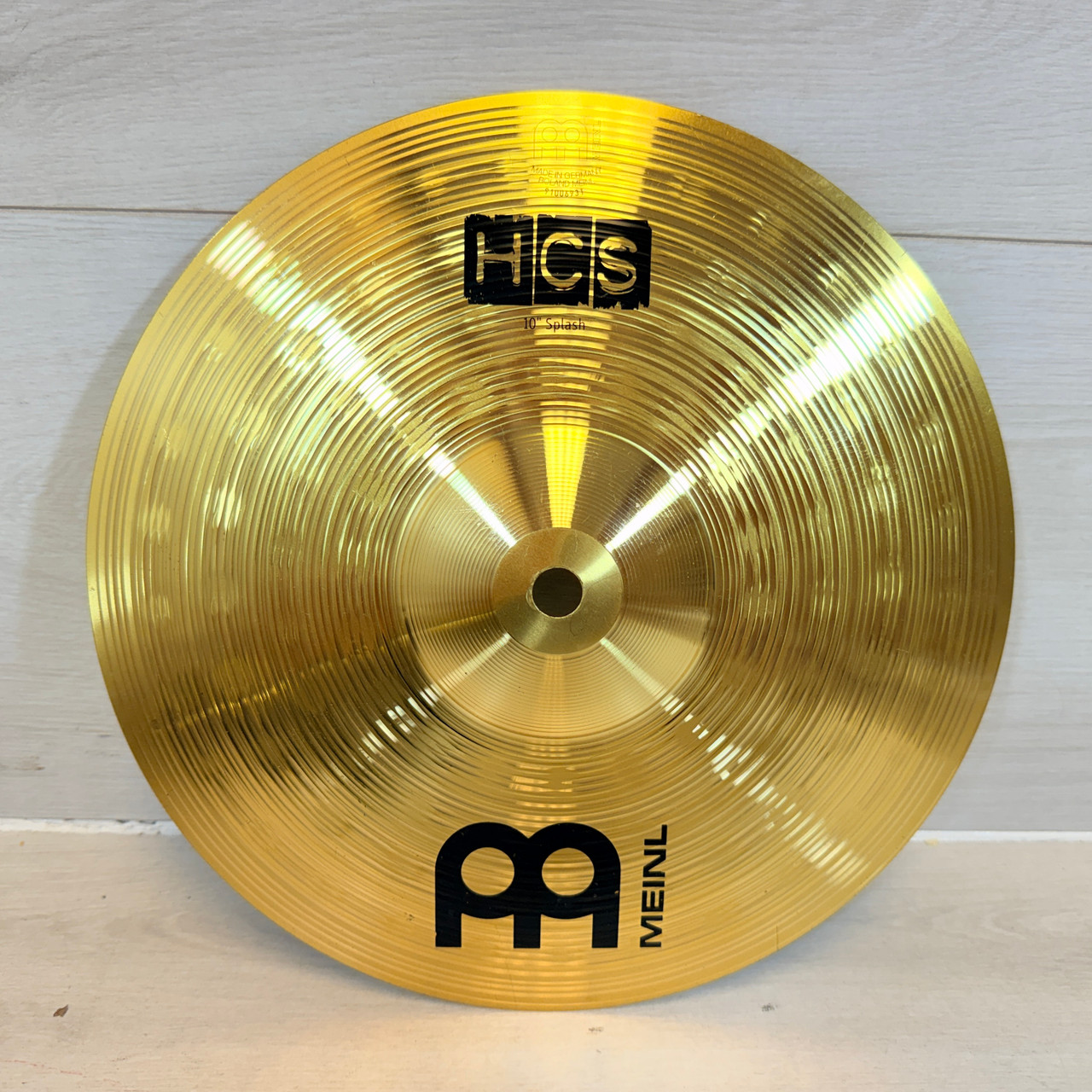 Used Meinl 10 HCS SPLASH Cymbal 10
