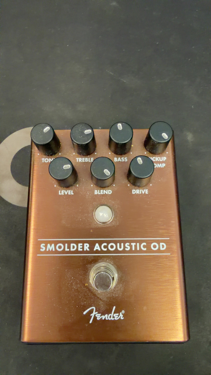 Used Fender SMOLDER ACOUSTIC Overdrive Pedal