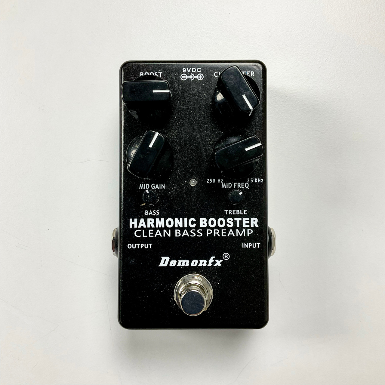 Used Demonfx Harmonic Booster Clean Bass Pre-Amp Pedal