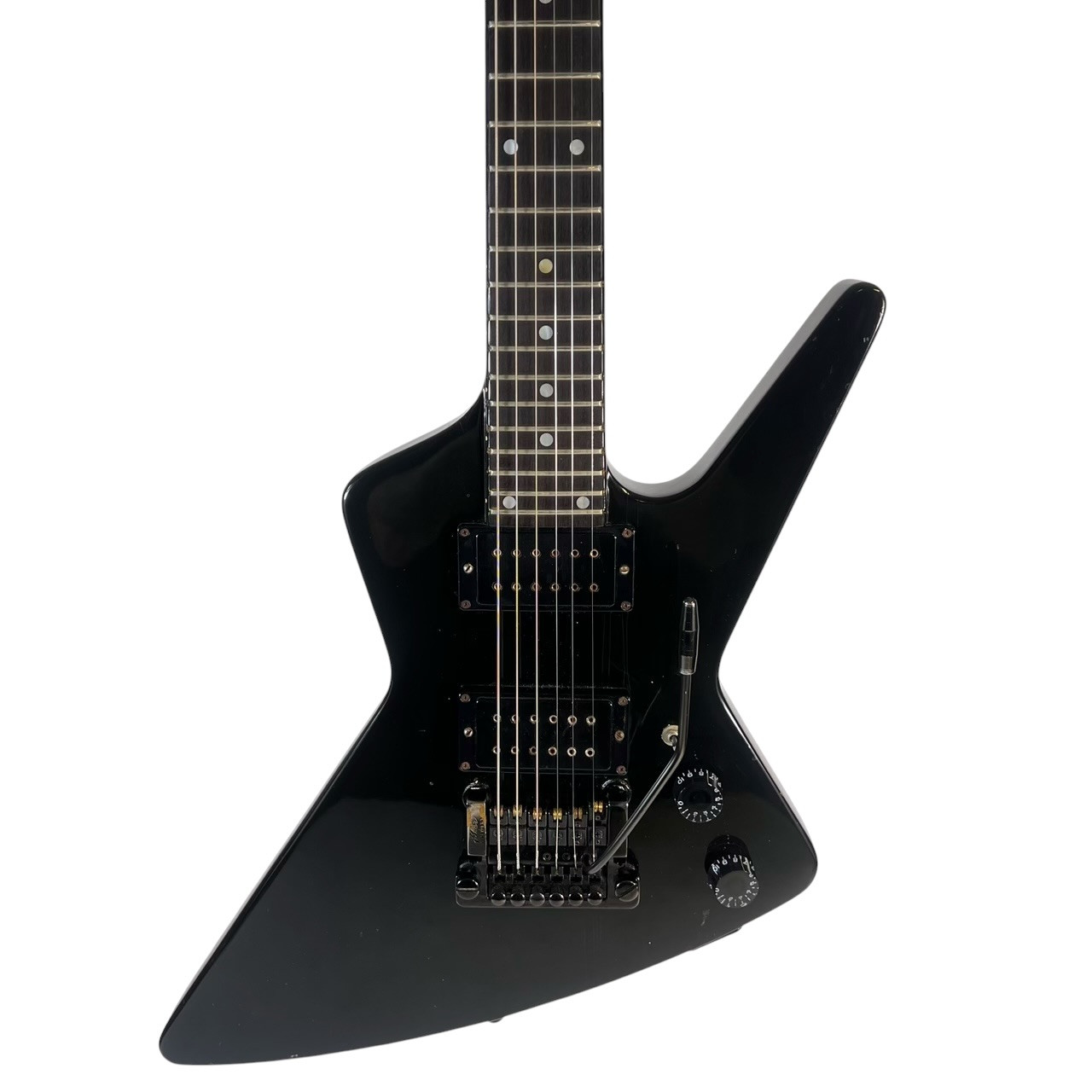 Used Dean Markley 1984 USA BABY Z Pointy Electric Guitar Black 6