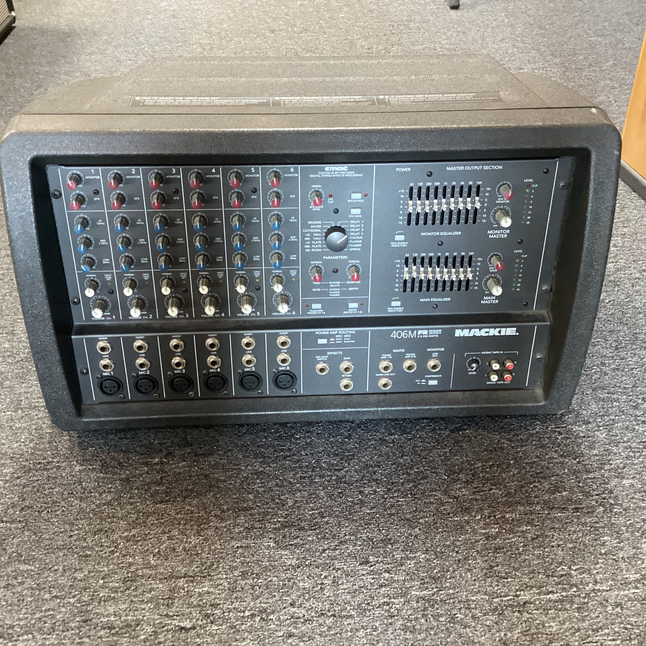 Used Mackie 406M Powered Mixing Head