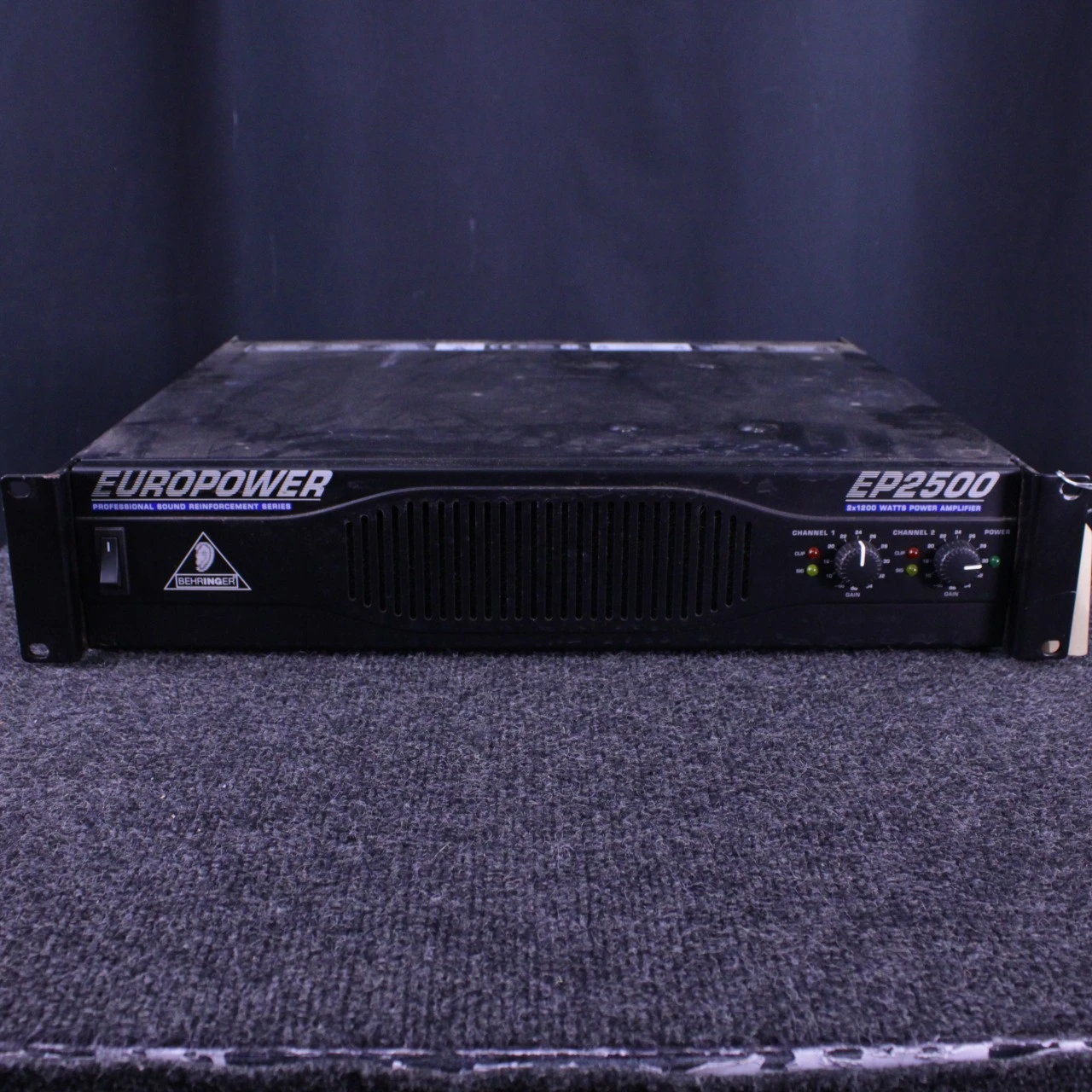 Used Behringer EUROPOWER EP2500 POWER AMP 1200W Power Amplifier