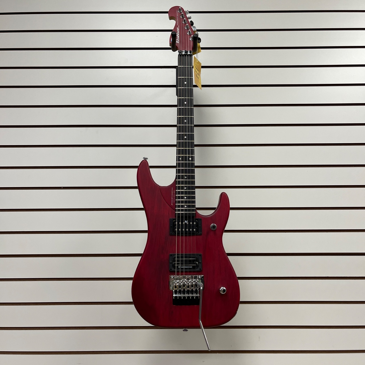 Used Washburn N24 NUNO VINTAGE PADAUK S Type Electric Guitar Red 6