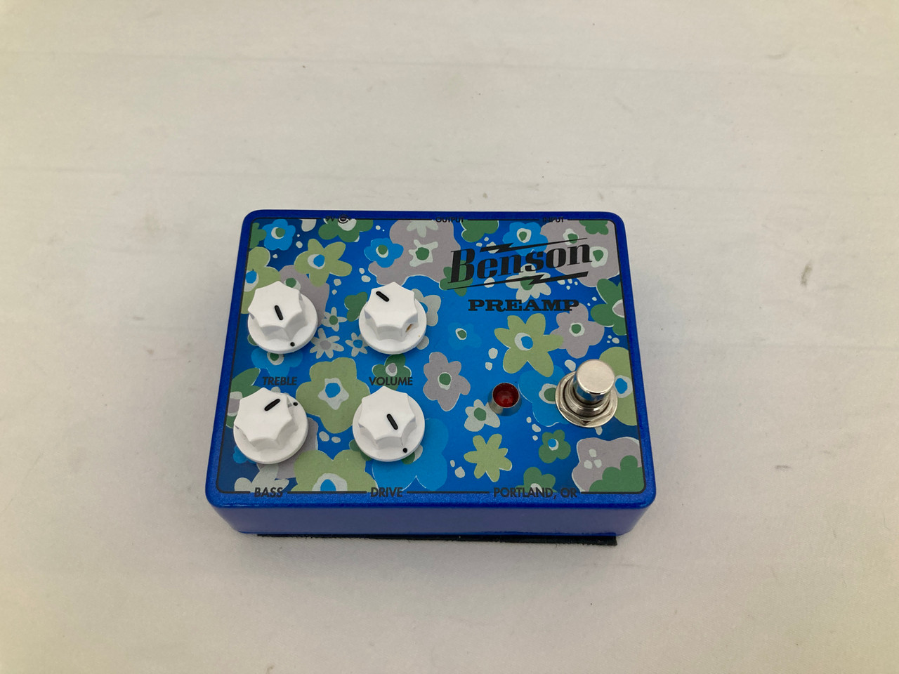 ギター benson preamp flower child blue flower Used PREAMP FLOWER CHILD Guitar PreAmp Pedal