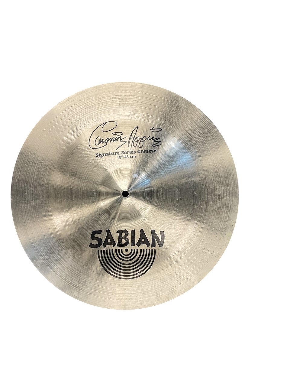 Used Sabian CARMINE APPICE SIGNATURE CHINESE Cymbal 18