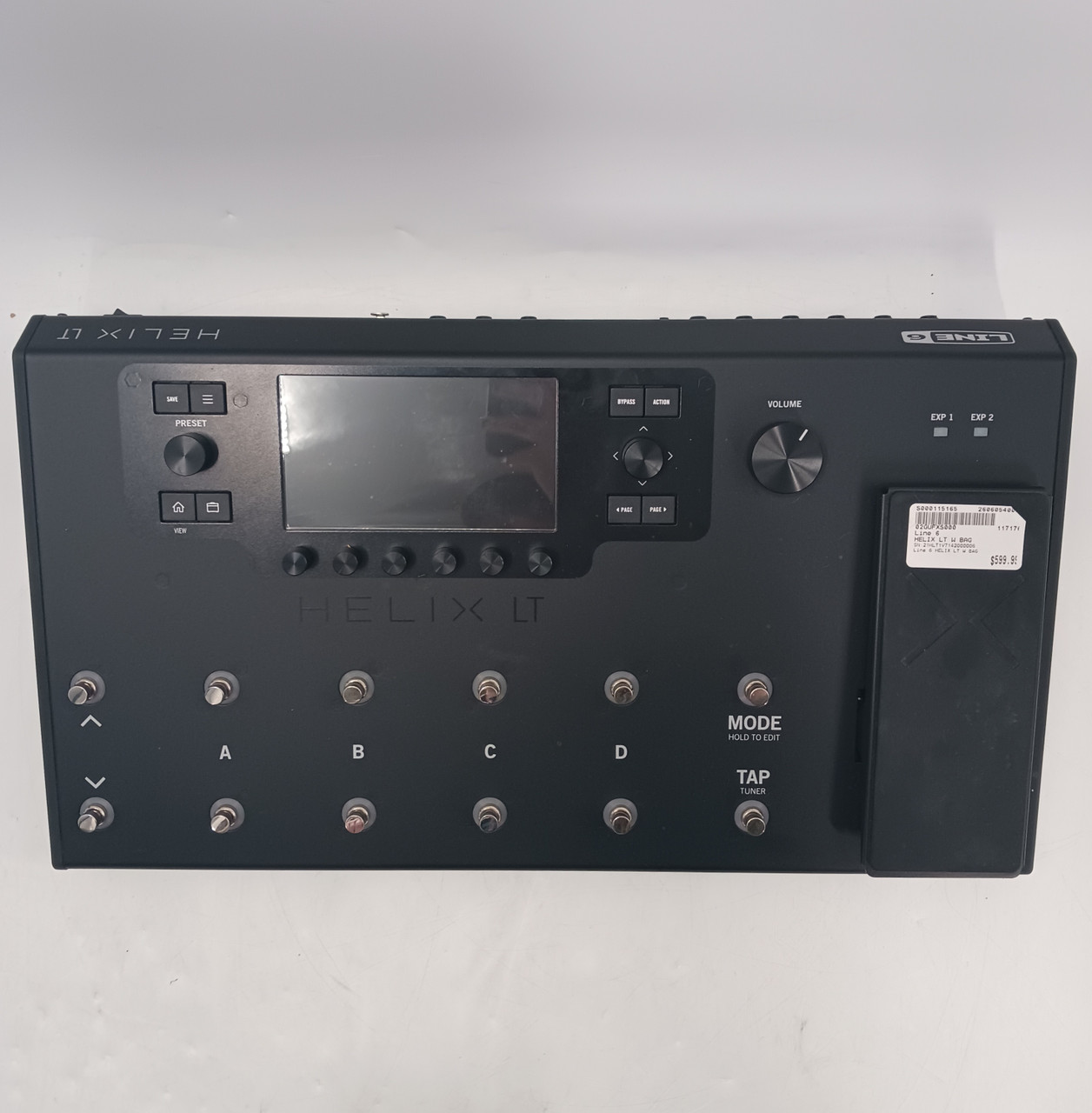 Used Line 6 HELIX LT W BAG Floorboard Effect