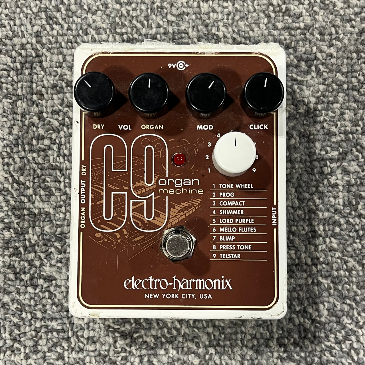Used ELECTRO HARMONIX C9 ORGAN MACHINE Guitar Pedal
