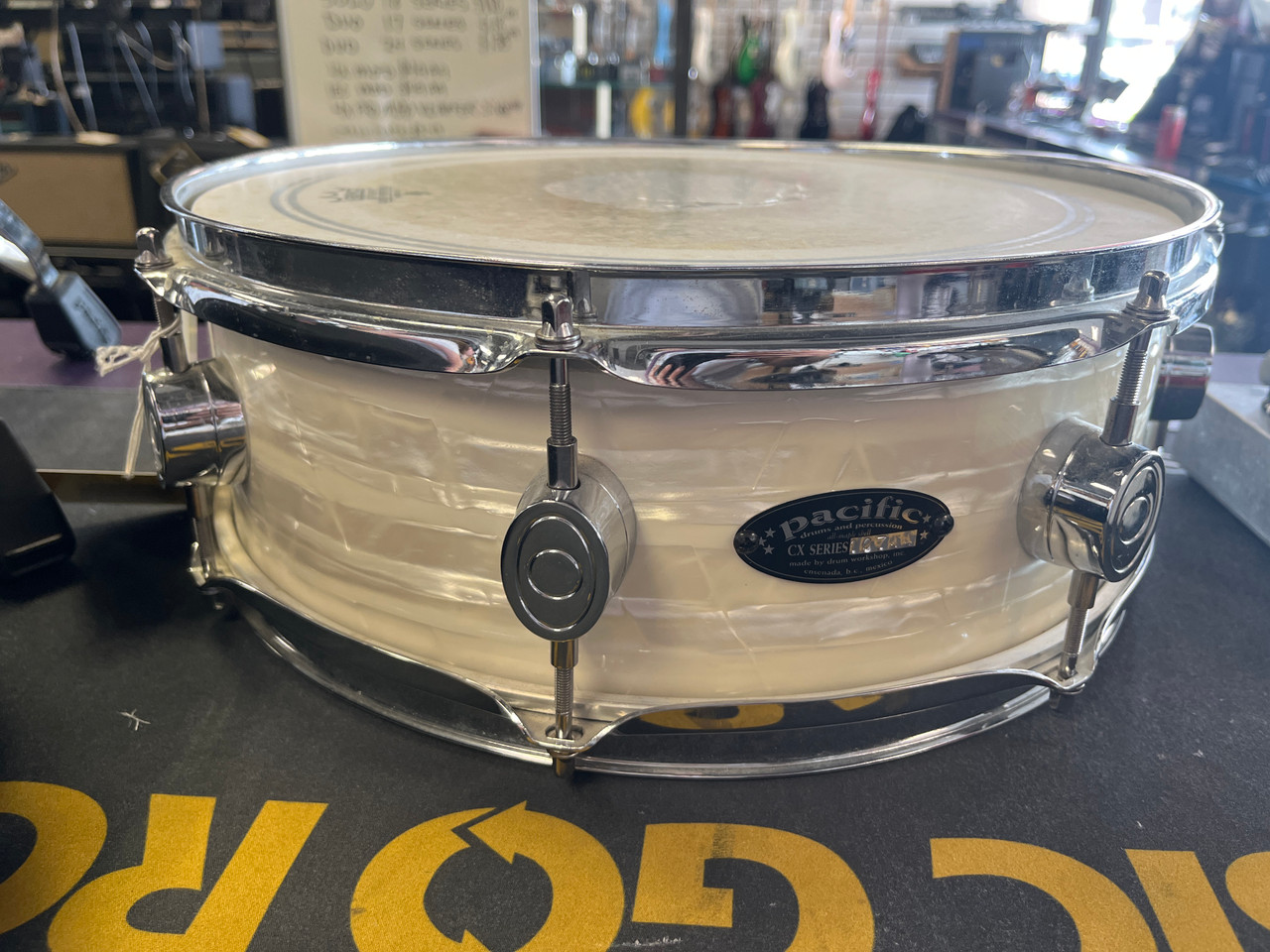 Used Pacific CX SNARE 14X5.5 Wood Snare Drum 14