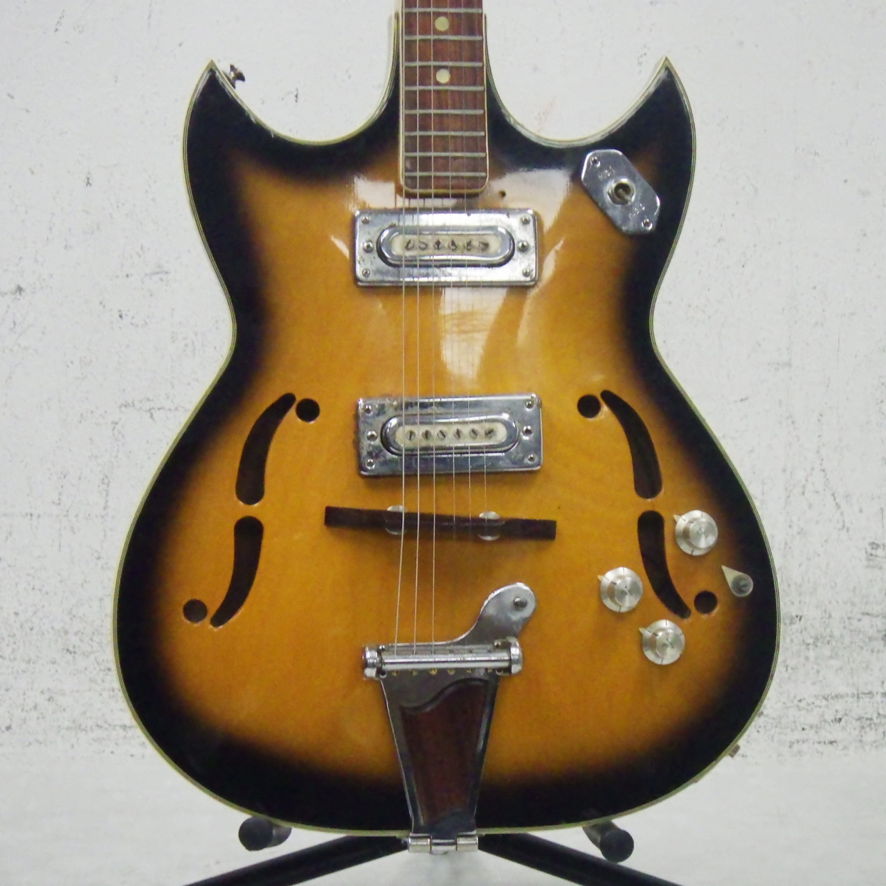 Used Teisco APOLLO BARNEY SEMI HOLLOW Vintage Semi-Hollow Electric