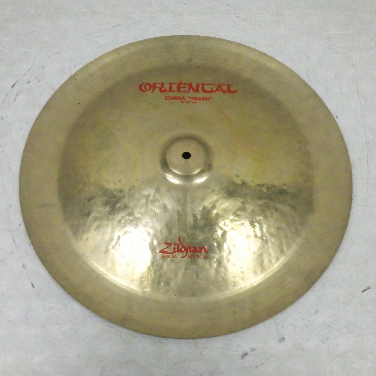 シルクスクリーン chinese bellflower 25/75 Used Zildjian ORIENTAL CHINA TRASH 20IN China Cymbal 20